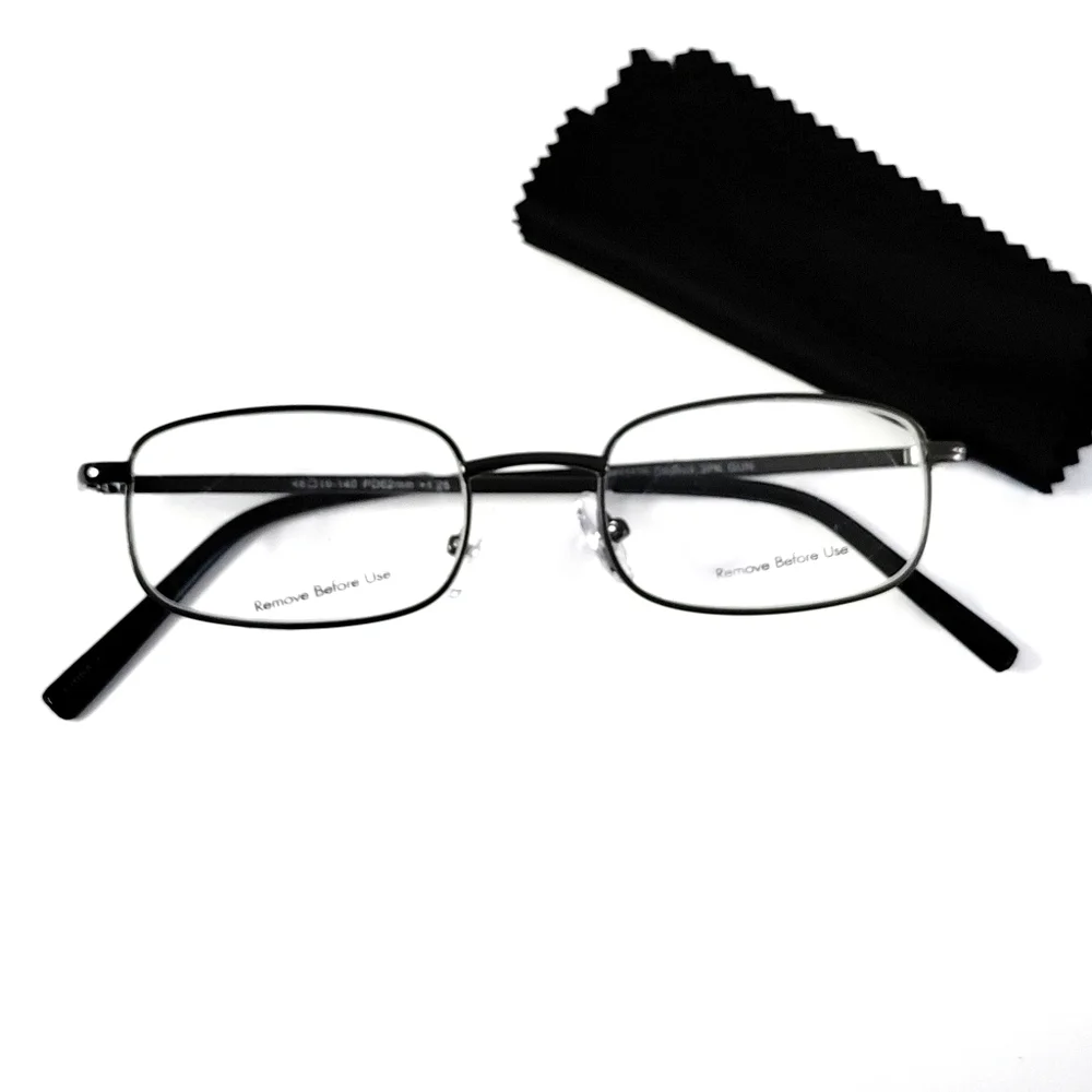 READERS Essential Magnifying Glasses Metal Rectangle Frames 1.25 Cheaters